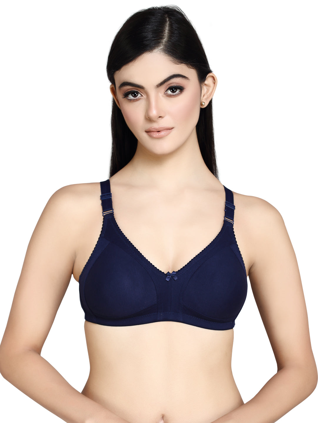 Shape n Style C Cup  Cotton Rich Seamless Side Support Women's Bra, Non Wired, Non Padded